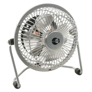 EQUATION Mini Ventilador Lara 4W Gris 10cm Sobremesa