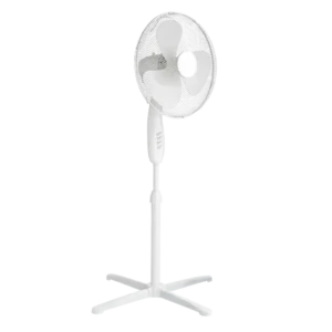 EQUATION Ventilador de Pie Altona-4 45W Blanco 40cm 3 Velocidades Oscilante