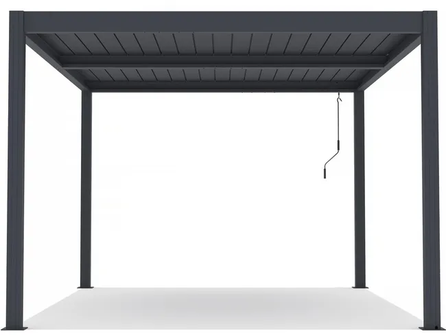Pérgola Bioclimática Aluminio 3×4 m Antracita Habitat et Jardin - Imagen 3