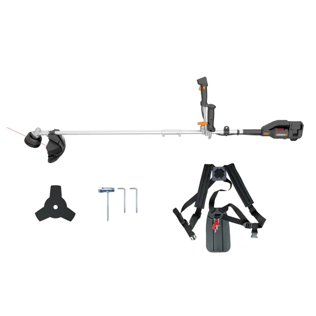 WORX Desbrozadora a Batería Nitro 40V 4Ah con 2 Baterías y Disco - Imagen 4